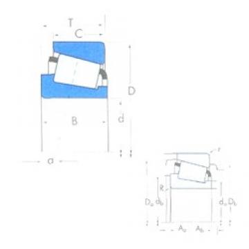 104,775 mm x 180,975 mm x 48,006 mm  Timken 786/772 Rolamentos de rolos gravados