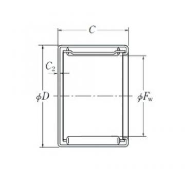 NSK MFJ-1412 Rolamentos de agulha