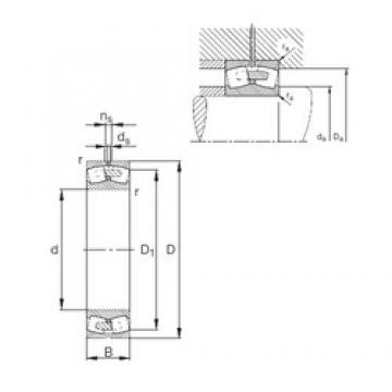 280 mm x 580 mm x 175 mm  FAG 22356-E1A-MB1 Rolamentos esféricos de rolamentos