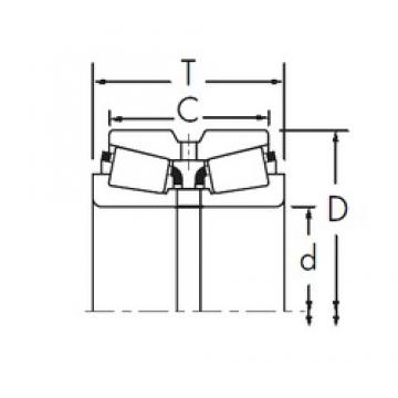 Timken 53162/53376D Rolamentos de rolos gravados