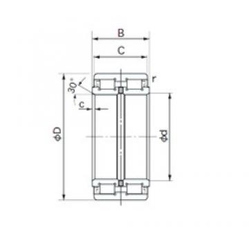 260 mm x 400 mm x 190 mm  NACHI E5052 Rolamentos cilíndricos