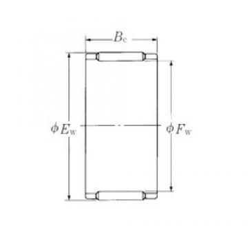 NSK FBN-354025 Rolamentos de agulha