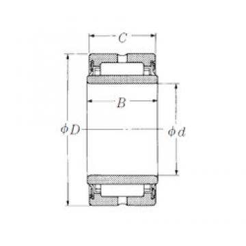 22 mm x 39 mm x 31 mm  NSK NA69/22TT Rolamentos de agulha