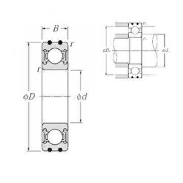 35 mm x 72 mm x 17 mm  NTN AC-6207LLU Rolamentos de esferas profundas