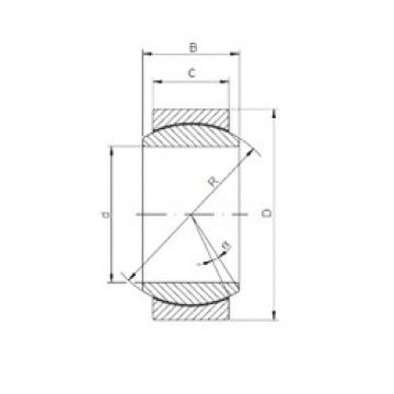 140 mm x 210 mm x 90 mm  ISO GE140UK-2RS Rolamentos simples