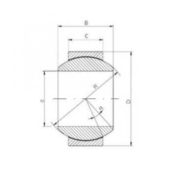 6 mm x 16 mm x 9 mm  ISO GE 006 HCR Rolamentos simples