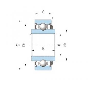 31,75 mm x 72 mm x 37,7 mm  NTN SBX07A60LMLSQ1 Rolamentos de esferas profundas