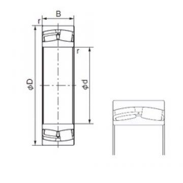 160 mm x 240 mm x 80 mm  NACHI 24032AX Rolamentos cilíndricos