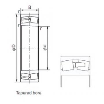 100 mm x 140 mm x 30 mm  NACHI 23920EK Rolamentos cilíndricos