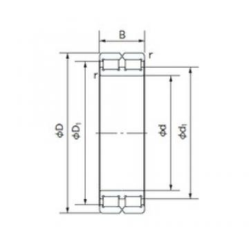 90 mm x 125 mm x 35 mm  NACHI RB4918 Rolamentos cilíndricos