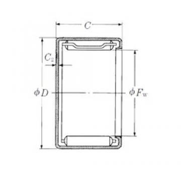 NSK MFJL-1220 Rolamentos de agulha