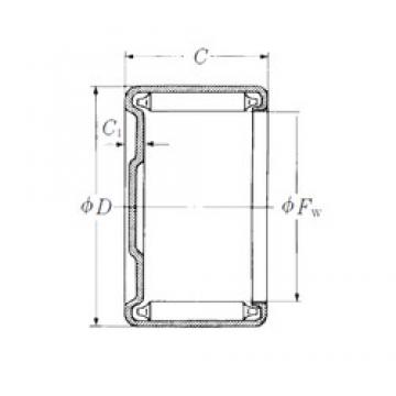 NSK M-18121 Rolamentos de agulha