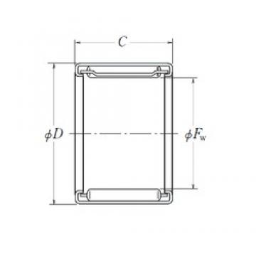 NSK FJ-1516 Rolamentos de agulha