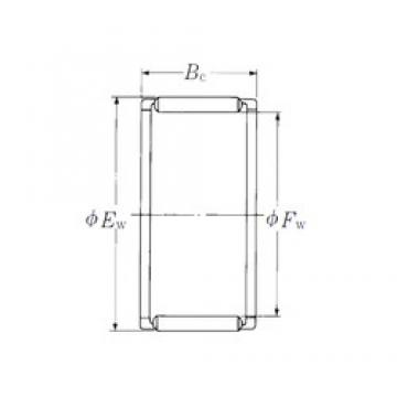 NSK FWF-212513 Rolamentos de agulha