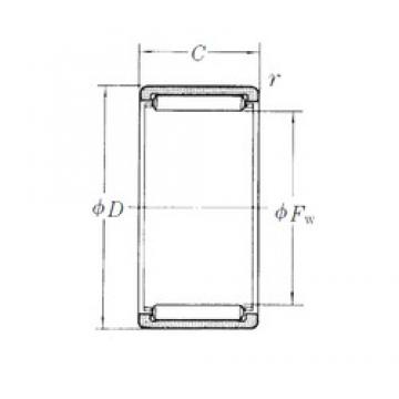 NSK RLM9511526-1 Rolamentos de agulha