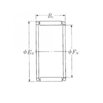 NSK WJ-121616 Rolamentos de agulha