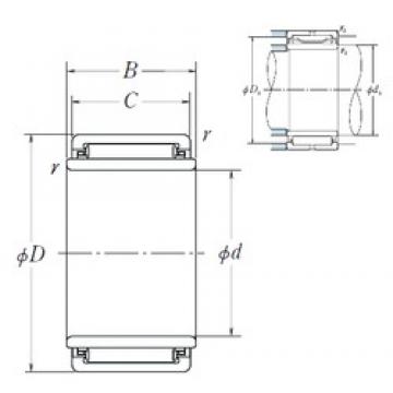 20 mm x 32 mm x 20,2 mm  NSK LM2520 Rolamentos de agulha