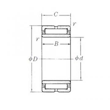 75 mm x 105 mm x 30 mm  NSK NA4915 Rolamentos de agulha