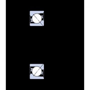 40 mm x 80 mm x 18 mm  SKF 7208 BE-2RZP Rolamentos de esferas de contacto angular