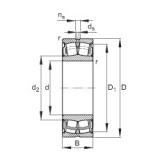 55 mm x 100 mm x 31 mm  FAG WS22211-E1-2RSR Rolamentos esféricos de rolamentos