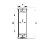 100 mm x 160 mm x 61 mm  FAG 801215A Rolamentos esféricos de rolamentos