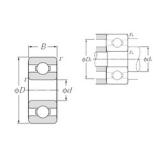 2,5 mm x 7 mm x 2,5 mm  NTN 69/2,5 Rolamentos de esferas profundas