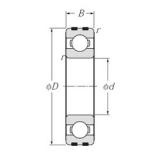 35 mm x 72 mm x 14 mm  NTN EC1-SC07B37 Rolamentos de esferas profundas