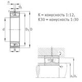 360 mm x 650 mm x 232 mm  FAG 23272-B-K-MB Rolamentos esféricos de rolamentos