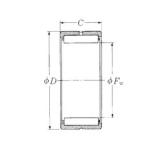 165,1 mm x 244,475 mm x 76,2 mm  NSK HJ-12415448 Rolamentos de agulha