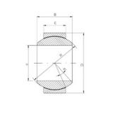 110 mm x 180 mm x 100 mm  ISO GE 110 HCR-2RS Rolamentos simples