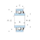 31,75 mm x 72 mm x 37,7 mm  NTN SBX07A60LMLSQ1 Rolamentos de esferas profundas