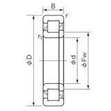 110 mm x 170 mm x 28 mm  NACHI NUP 1022 Rolamentos cilíndricos