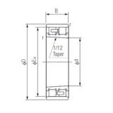 100 mm x 150 mm x 37 mm  NACHI NN3020K Rolamentos cilíndricos