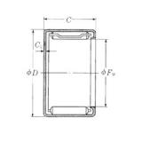 NSK MFJL-2525L Rolamentos de agulha