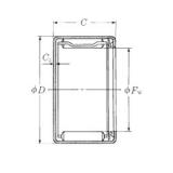 NSK MFJLT-2518 Rolamentos de agulha