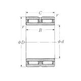 15 mm x 28 mm x 26 mm  NSK NAFW152826 Rolamentos de agulha