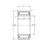 160 mm x 220 mm x 60 mm  NSK NA4932 Rolamentos de agulha