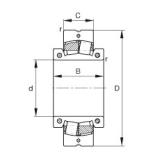 11 inch x 460 mm x 176 mm  FAG 230S.1100 Rolamentos esféricos de rolamentos