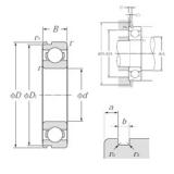 15 mm x 32 mm x 9 mm  NTN 6002N Rolamentos de esferas profundas