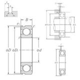 40 mm x 52 mm x 7 mm  NTN 6808NR Rolamentos de esferas profundas