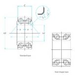 35 mm x 72,04 mm x 33 mm  SKF BA2B446762B Rolamentos de esferas de contacto angular