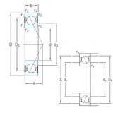 60 mm x 110 mm x 22 mm  SKF SS7212 CD/HCP4A Rolamentos de esferas de contacto angular